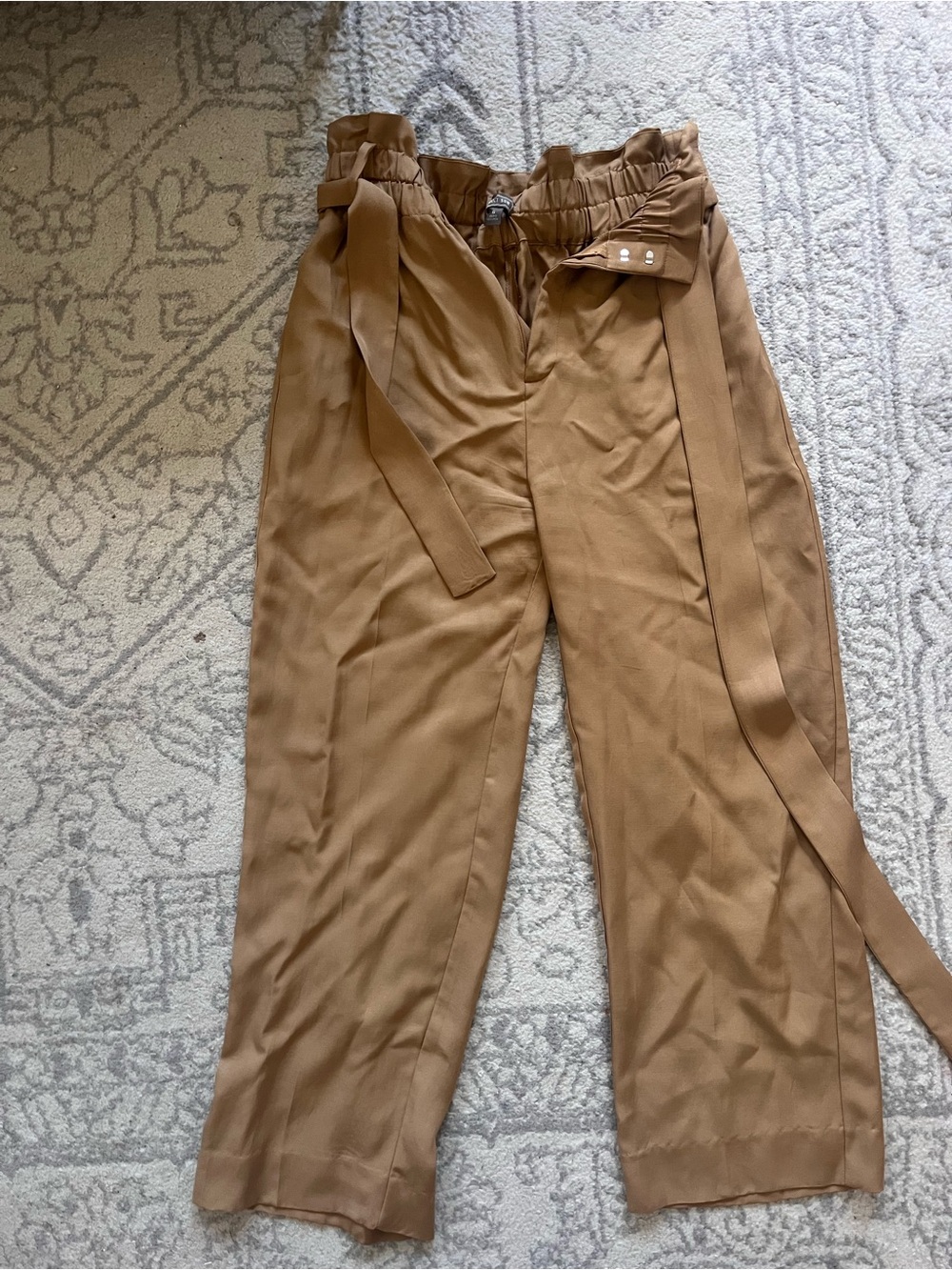 J. Crew Paperbag Waist Women’s Pants in Camel